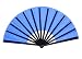 Chinese Nylon-Cloth Fan for Ladies (Royal Blue)