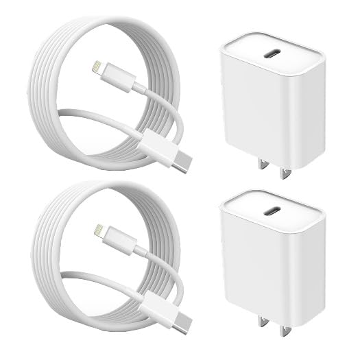 Image of 2Pack iPhone 14 Charger Fast Charging, 6Feet Lightning Charging Cable USB C Charge Adapter USB Type C to Lightning Cable Cord Compatible with iPhone 14 Pro Max /14 Plus /13 /12 Mini /11 /10 /XS Max /XS /XR /SE