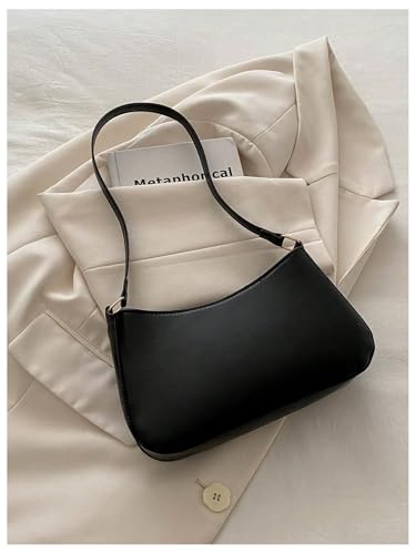 GORGLITTER Women's Bow Purse Y2K Cute Pu Leather Shoulder Handbags With Bows4