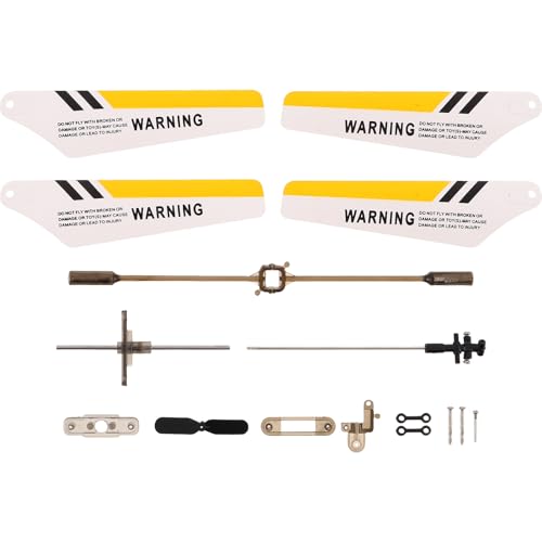 Yardwe 1 Set di Pezzi per Elicottero Telecomandato - Pale ' S107 - Ricambio per per Modellismo Aereo Compatibile con Aliante per Elicottero Rc Fai da Te
