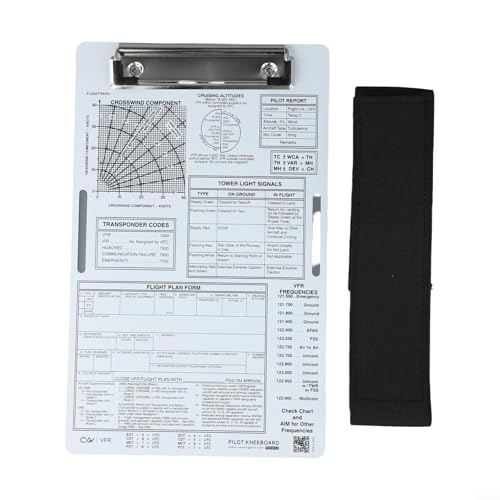 Tabla de rodilla para piloto de aluminio con clip largo metálico miniatura 3