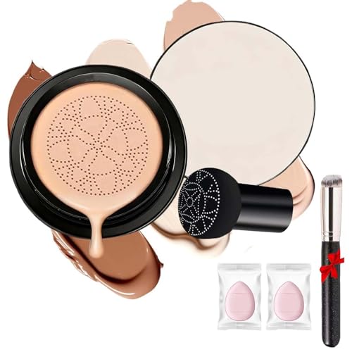 2026 New Advanced Air Cushion CC Cream,Face Makeup Moisturizing Concealer Brighten,Long-Lasting Waterproof, Even Skin Tone for All Types (801-Dark Skin, onesize)