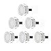 Produktbild 6er Set Ø30mm LED Bodeneinbaustrahler 9LM Aussen IP67 Wasserdichte 0.6W 12V Bodeneinbauleuchte Strahler, Treppenstufen Garten Terrasse Einbauleuchten Warmes Weiß