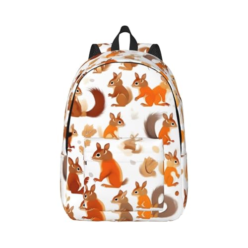 Mochila de mano mujer EdWal ardillas viaje casual adultos espaciosa