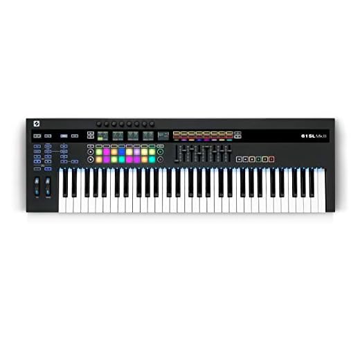 Novation 61SL MkIII, 61-key MIDI & CV equipped Keyboard Controller with 8 Track Sequencer