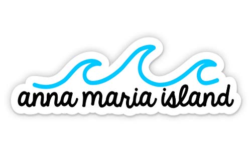 Squiddy Anna Maria Island - Vinyl Sticker Decal for Phone, Laptop, Water Bottle (2.5" Wide)