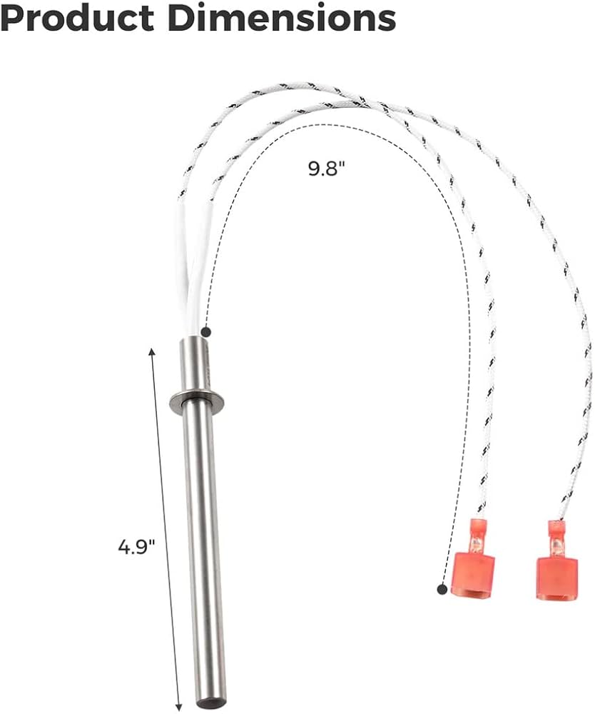 Homaisson Pellet Stove Igniter, SRV7000-660-AMP Igniter Compatible with Pel  Pro 130/60 Stoves, 120V 300W Stove Igniter Replacement, Fireplace Hot Rod  Igniter : Amazon.co.uk: DIY u0026 Tools