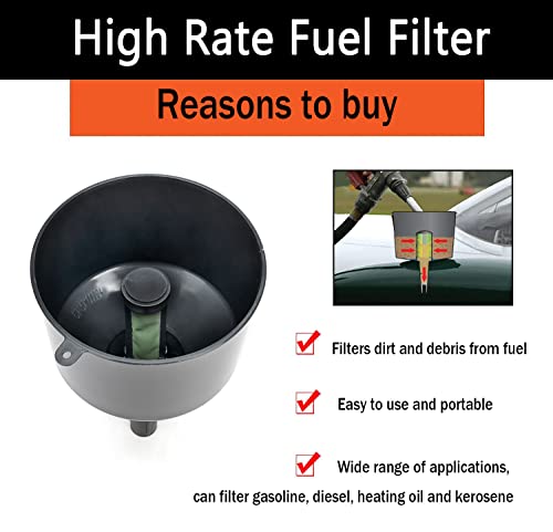 VODCACA Af8Cb 8 Gpm Filtro de Combustível Condutivo Portátil