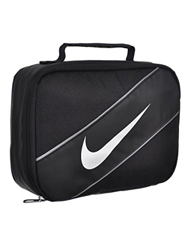 Bolsa de almo o Nike Contrast com isolamento reflexivo, Preto, One Size, 1