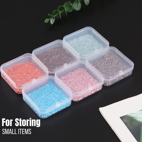 Image of Mr. Pen- Bead Organizer Box, 12 pcs, Clear | Small Beads Organizers and Storage Plastic Cases