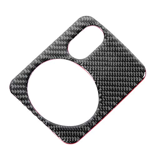 aqxreight Couvercle de Panneau D'interrupteur de Phare, Garniture D'interrupteur de Phare, Cadre D'interrupteur de Phare, Style Fibre de Carbone, Installation Facile, Conception de Bord
