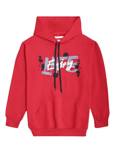 Image of Mack Jonney Fleece Regular Fit Printed Hoodie for Men-MACK639396