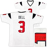Tank D.E.L.L Autographed White Jersey Beckett BAS QR Stock #229995