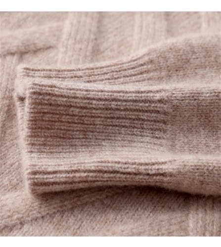 Men Merino Wool Pullover O-Neck Long Sleeve Sweater Knitwear Winter Thickened Warm Light Clothing3