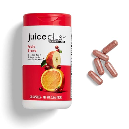 JuicePlus+ Fruit Blend: Plant-Based Whole Food Supplement with Apple, Peach,