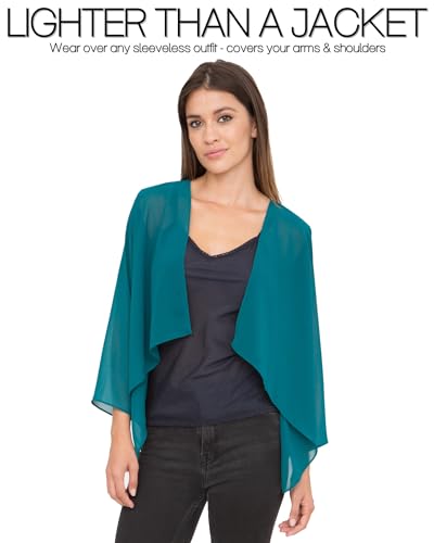 likemary Bolero Shrugs for Women - Bolero Jackets & Shrug Cardigans for Dresses - Elegant Sheer Cover Ups for Day & Evening2