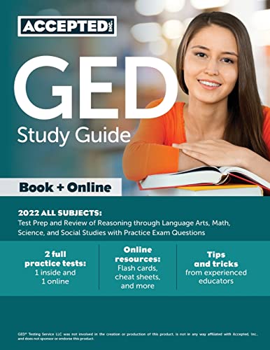 GED Study Guide 2022 All Subjects: Test Prep and Review of Reasoning through Language Arts, Math, Science, and Social Studies with Practice Exam Questions -  Cox, Jonathan, Paperback