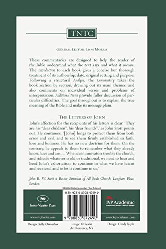 The Letters Of John: An Introduction And Commentary (Tyndale New Testament Commentaries, Volume 19) #TOP1