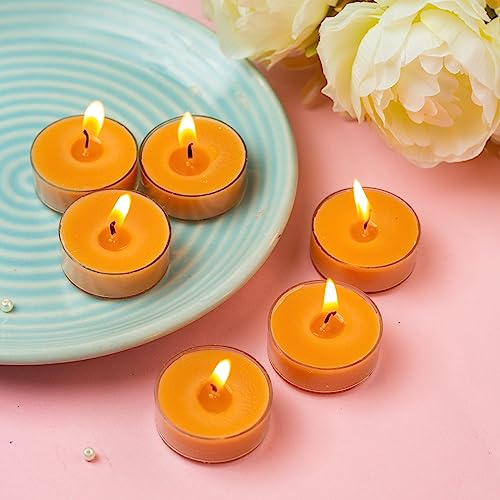 Image of AuraDecor Scented Soy Wax Acrylic Tealight Candle, Organic Luxury Aroma, Aromatic /Aromatherapy Candle || Long Lasting Burning Time (Pack of 1, Sparkling Peon)