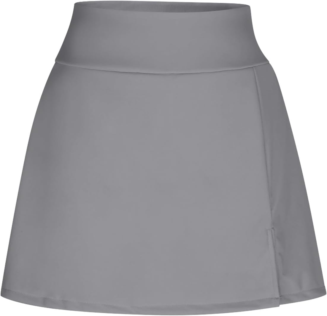 Skorts for Women Tennis Golf High Waisted A Line Slim Fit Casual Mini Skirts Side Slit Workout Pickleball Skirts