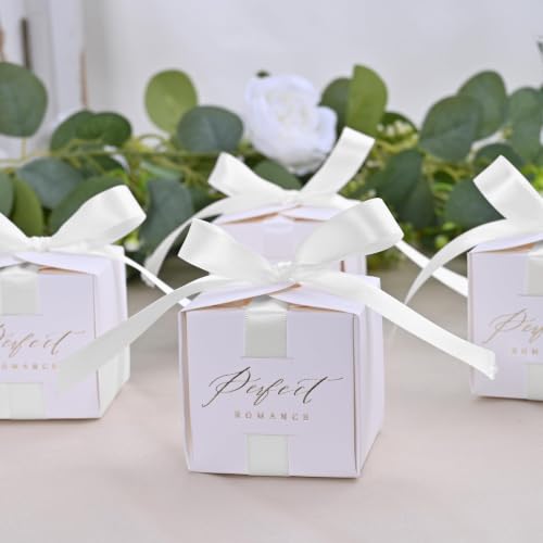 Image of Double Face Off White Satin Ribbon 1 /2 inch X 50 Yards Polyester Off White Ribbon for Gift Wrapping Very Suitable for Weddings Party Invitation Decorations and More