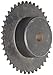 Martin Roller Chain Sprocket, Reboreable, Type B Hub, Single Strand, 06B Chain Size, 9.525mm Pitch, 40 Teeth, 16mm Bore Dia., 126.74mm OD, 70mm Hub Dia., 5.21mm Width