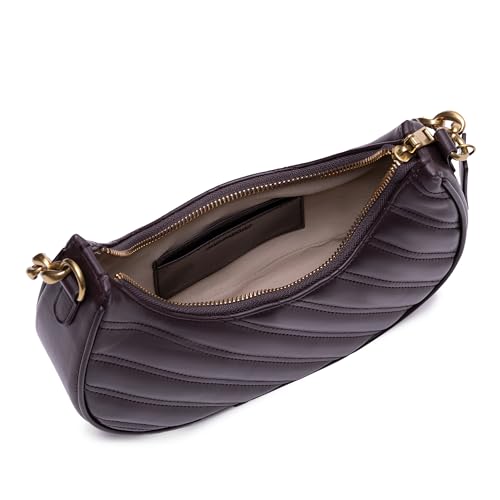 Image of Miraggio Betsy Quilted Stylish Shoulder Bag For Women | Half Moon Silhouette | Shoulder Handbags For Women