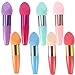 1Pcs Mushroom Head Makeup Sponge with Handle 3.74 Inch Liquid Foundation Blending Puff Soft Cosmetic Applicator for Face Powder and Foundation (Random Color)