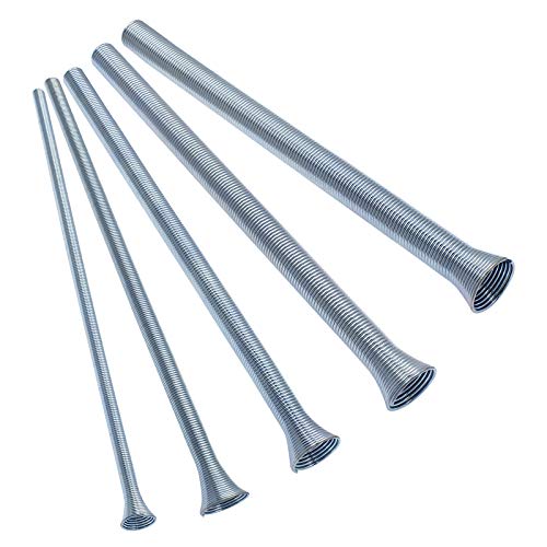 Spring Tube Bender Set, 10-pack in 1/4" to 3/4" sizes