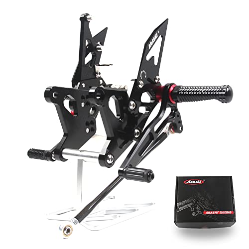 Rearsets réglables Ninja ZX6R repose-pieds moto pour un contrôle précis