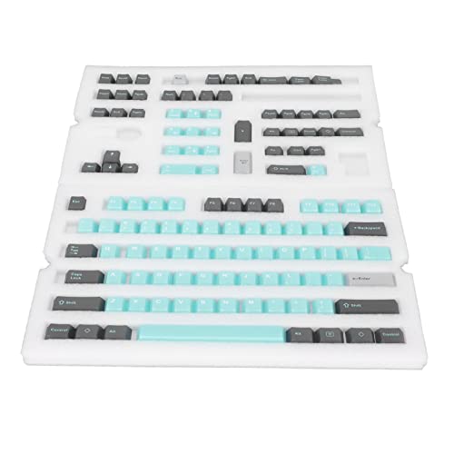 Gigicial PBT Keycaps Mechanical Keyboard Keycap 126 Keys Cherry Height Custom Keycaps for Mechanical Gaming Keyboard