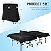 Ping Pong Table Cover 600D Oxford Fabric, Hicover Table Tennis Cover Waterproof Sunproof Indoor & Outdoor Fits Universal 9x5 FT Tables Folding & Flat Tables, with Paddles Organize Bag