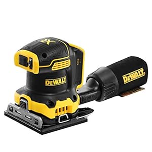 dewalt dcw200nt xj ponceuse 1/4 de feuille xr 18v brushless sans batterie ni chargeur en coffret tstak argenté