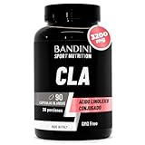 Bandini® CLA Ácido Linoleico Conjugado 3.200 mg | Suplemento Dietético para aumentar la musculatura | Aceite de Cártamo puro 80%, Fuente Natural de Ácidos Grasos Omega 6 | Perlas de Alta Concentración