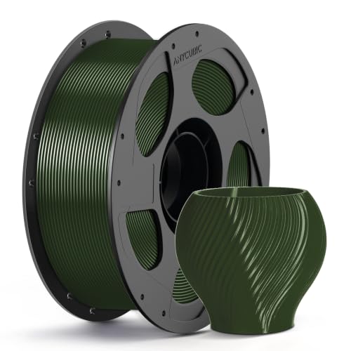 Image of ANYCUBIC PETG Filament 1.75mm, 3D Printer Filament, Dimensional Accuracy + /- 0.02mm, Exceptional Toughness, Print with Most FDM 3D Printers, 1KG Reusable Spool, Forest Green