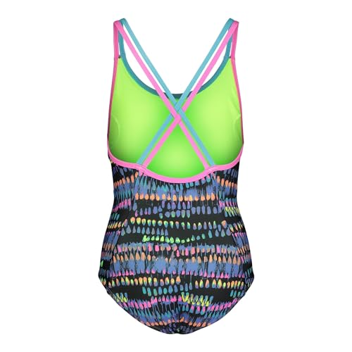 Image of Under Armour Girls' One Piece Swimsuit, UPF 50+ Sun Protection, Quick Drying Bathing Suit