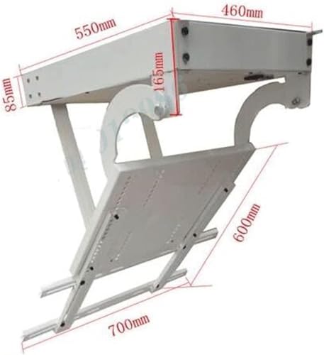 Support TV de plafond à angle réglable électrique motorisé pour téléviseur 56 à 65 pouces
