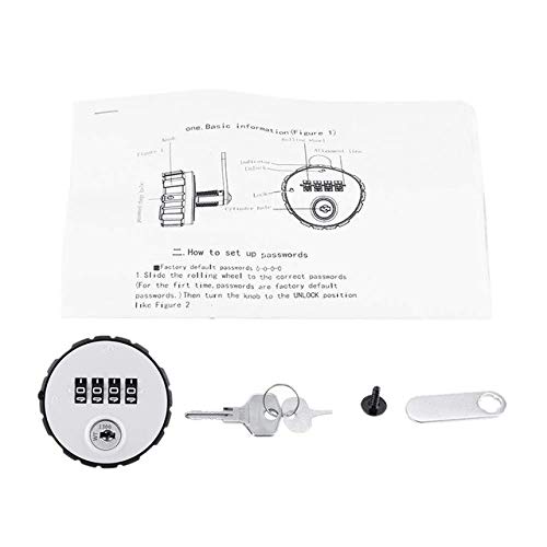 Digital Door Lock,Digital Zinc Alloy Code Combination Cam Cabinet Convenient Password Safe Lock