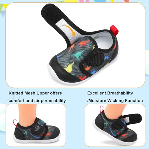 FEETCITY Baby Shoes Boy Girl Infant Walking Shoes Breathable Sock Shoe with Memory Sole Protect Toes Outdoor Sneakers2