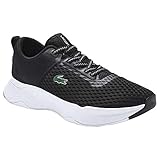 Original Lacoste Schuhe Lacoste Herren Court-Drive 0120 1 SMA Sneaker, Blk/Wht, 44 EU
