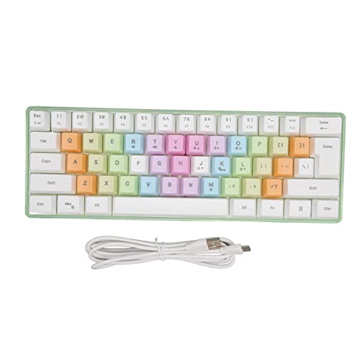 Teclado Mecánico Gamer 60% Zunate fn78t6wi0b-12 Alámbrico miniatura 6