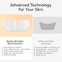 MAREE Neck Wrinkle Patches – Collagen Anti-Wrinkle Patches with Retinol & Hyaluronic Acid for Face Lift – Neck Mask for Tightening and Firming – Neck Lifting Mask & Face Tape for Neck Wrinkles – 5 Pcs — image 8