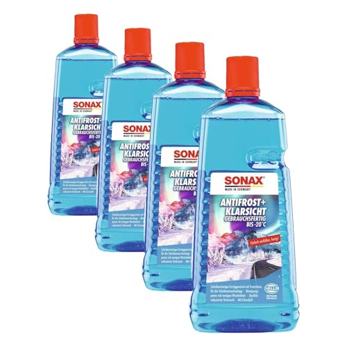 Lave glace -20°C antigel hiver liquide pare-brise protection gicleurs SONAX 2 litres