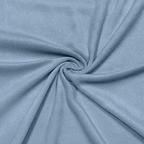 Fabrics-City Babyblau polarFleece fleece stoff antipilling für...