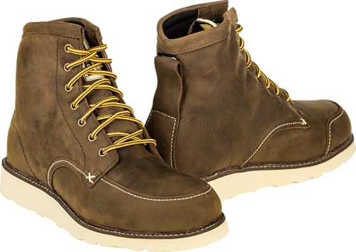 Highway 21 Men's Motorcycle Journeyman Boots (Brown, US 11)2