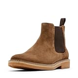 Steve Madden Men's Paulos Chelsea Boot, Tan Suede, 11