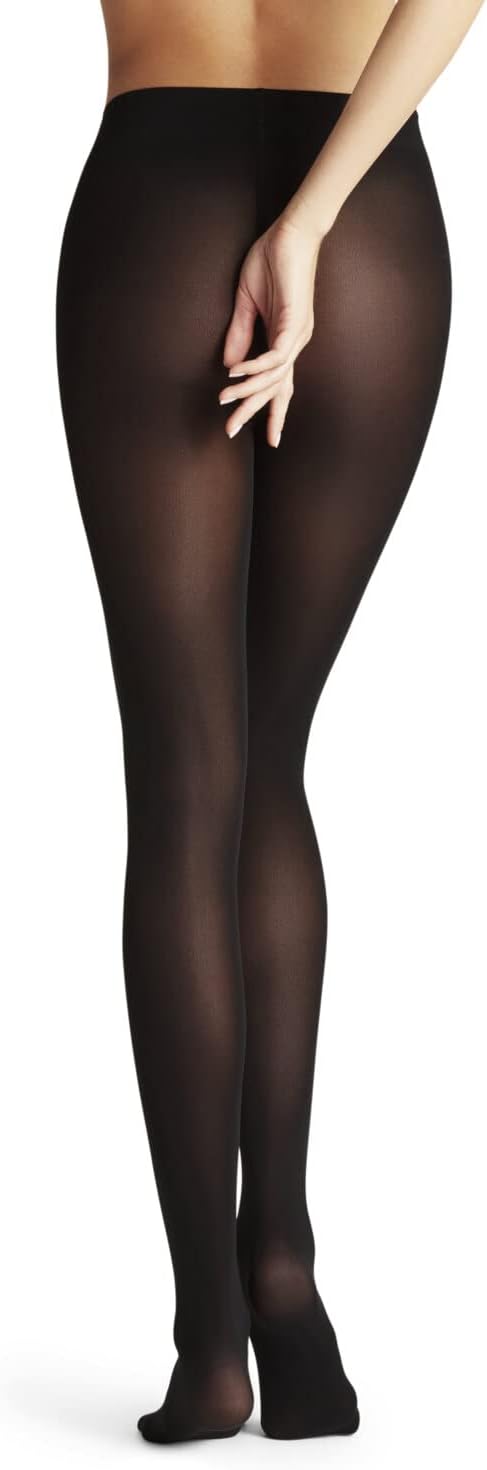 FALKE Women's Pure Matt 50 Denier Tights, Matte Hosiery, Casual or Dress Clothing, Semi-Opaque Mid-Thick, Nylon, Black (Black 3009), L, 1 Pair - Image 2