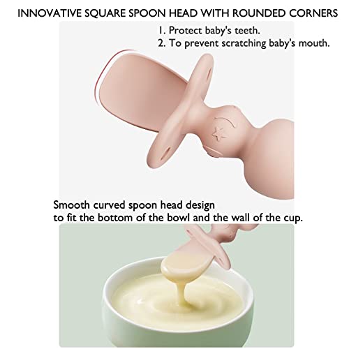 12 Pack Baby Utensils, Silicone Baby Spoons Self Feeding And Baby Forks, Toddler Utensils For Baby Led Weaning, Chewable Utensils First Stage #TOP5