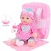 DONTNO 12 Inch Baby Doll with Clothes and Backpack Carrier,Reborn Baby Doll with Bottles Nipple, Image 4 DONTNO 12 Inch Baby Doll with Clothes and Backpack Carrier,Reborn Baby Doll with Bottles Nipple, Image 4