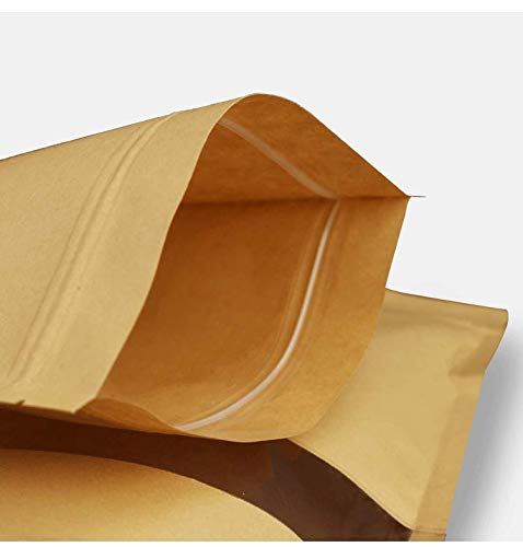 50 stuks kleine bruine papieren zakken met kijkvenster, papieren zakjes van kraftpapier met bodem voor de verpakking van koffie, thee, levensmiddelen en snack zaden zakjes geschenkzakjes (9 x 14 cm 50 stuks kleine bruine papieren zakken met kijkvenster, papieren zakjes van kraftpapier met bodem voor de verpakking van koffie, thee, levensmiddelen en snack zaden zakjes geschenkzakjes (9 x 14 cm